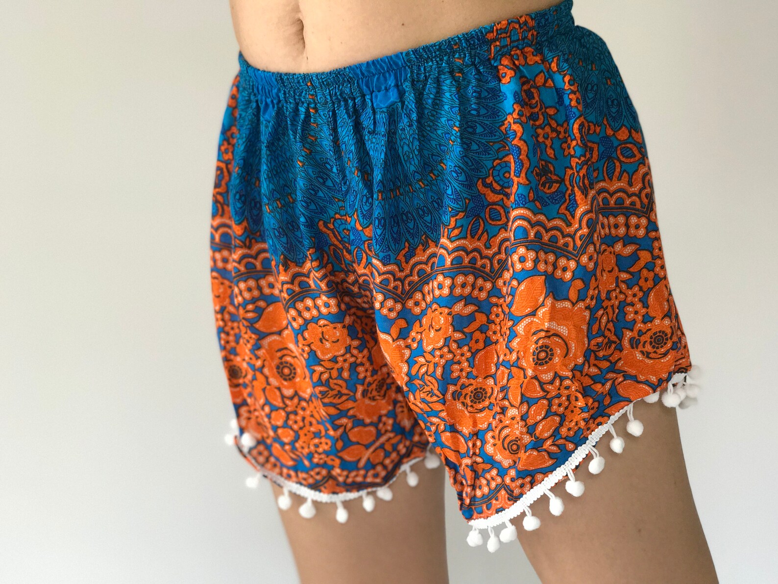 PP0059 Pom Pom Shorts Beach Summer Pants Freshy Pants Fashion Etsy