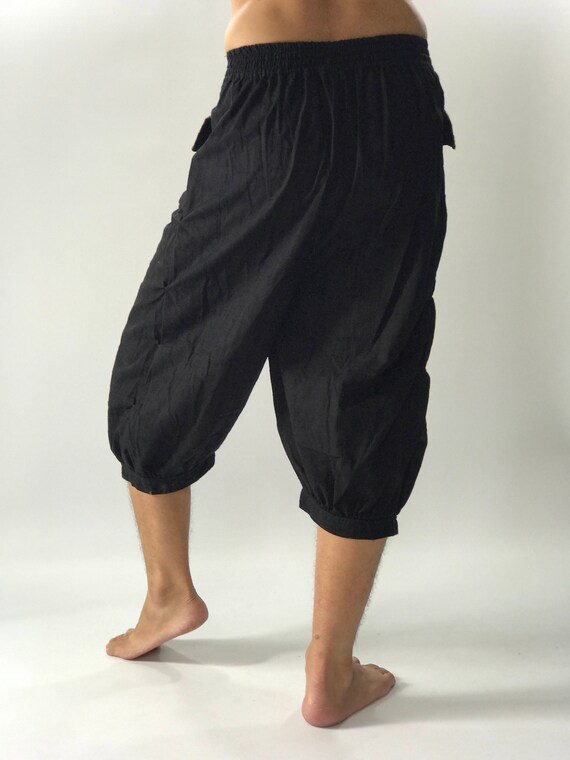 Hr0143 Capri Pants Men S Pants Thai Pants Decorate By Etsy