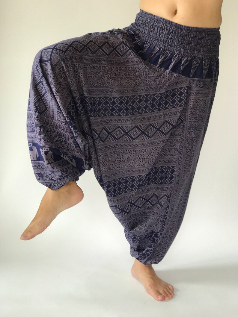 HR0063 Harem Pants Unisex Low Crotch Yoga Trousers