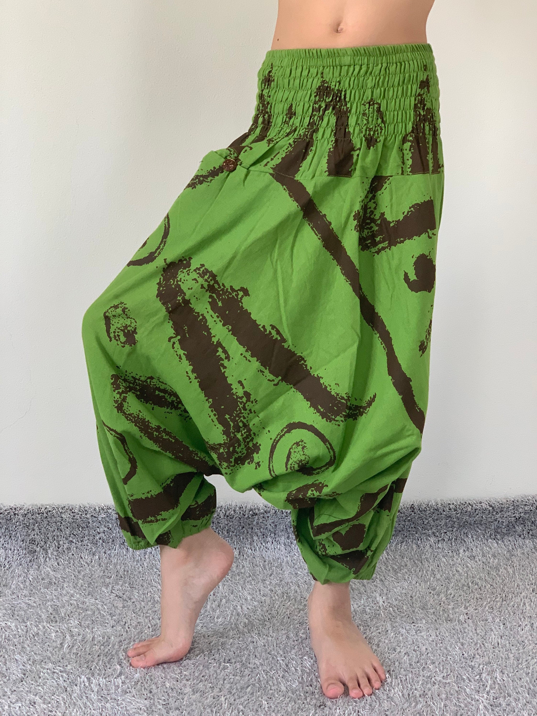KIDS DROP CROTCH HAREM PANT 12-14 TIGER TRAP
