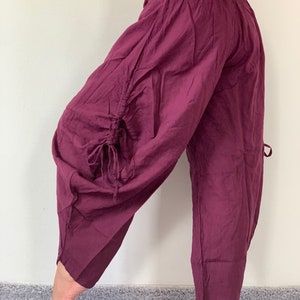 CG0115 Cotton Soft Rope Pants, Lady Pants, Light Weight Women Pants