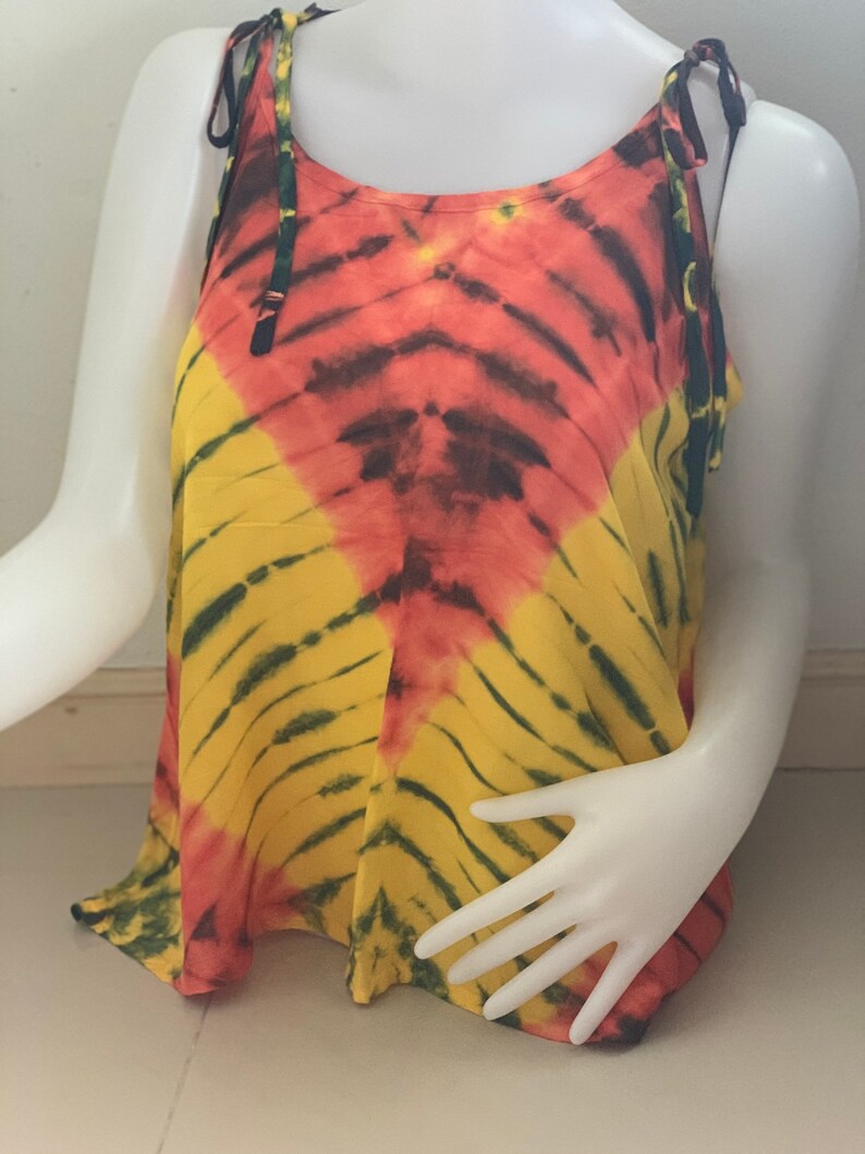 perfect for yoga super comfort TD0041 Women/'s Tie Dyed Top tie dye