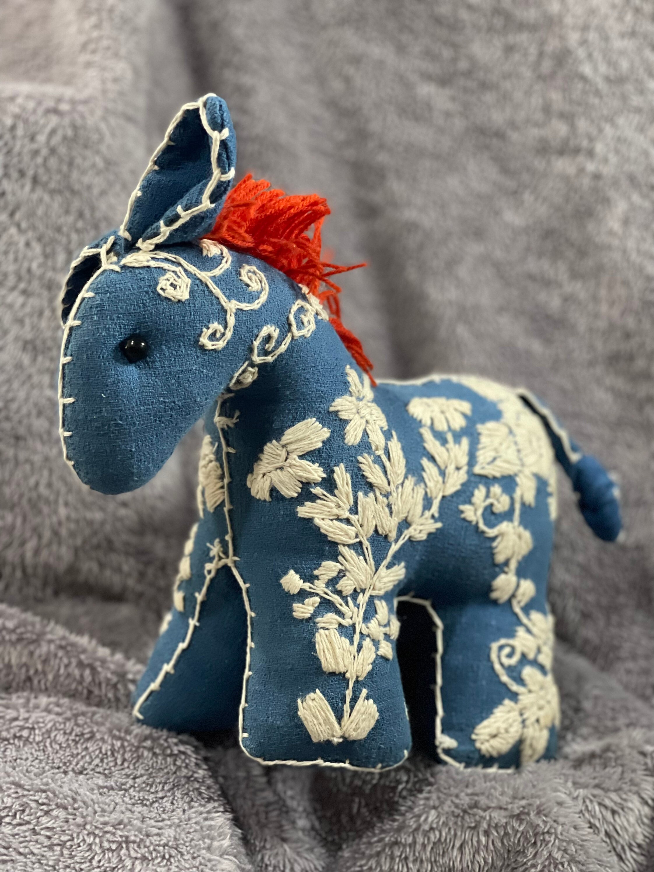 　うま　Little Horse ES0044 A Charming Embroided Little Horse or Pony Child's Toy or