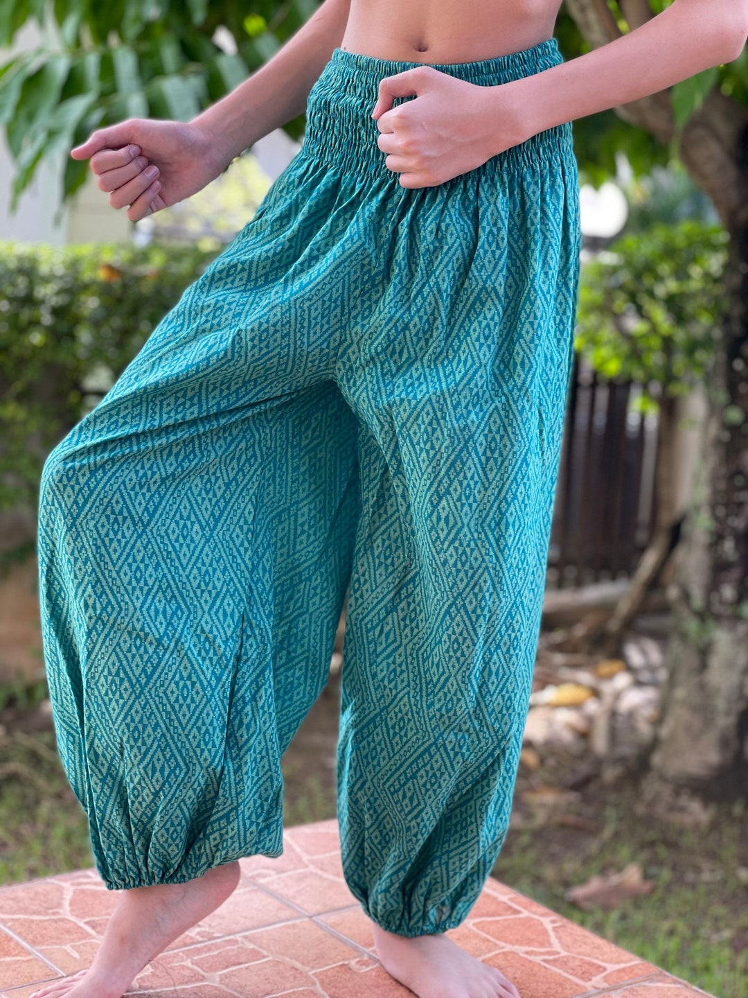 GN0036 Thai Genie Trouser,gypsy Pants Cotton Pants,aladdin