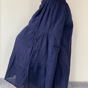 CG0016  wide leg Cotton Gauze, lady Pants Super Soft. Gaucho pants