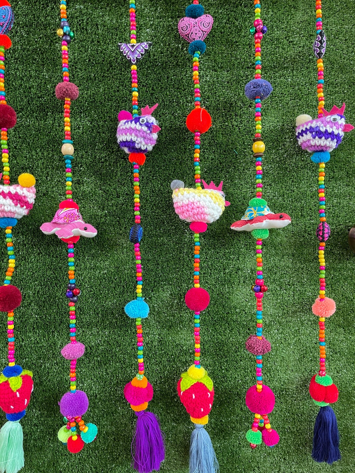 CD0018 Get 9line Door Bead Handmade Decorate by Cute Doll for Etsy