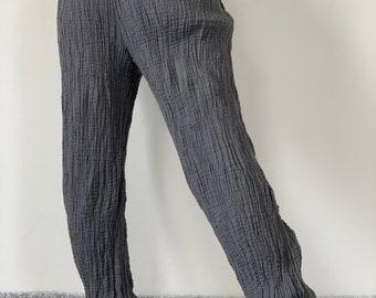 CG0024 Cotton Gauze  Yoga Pants Super Soft. Elastic waist