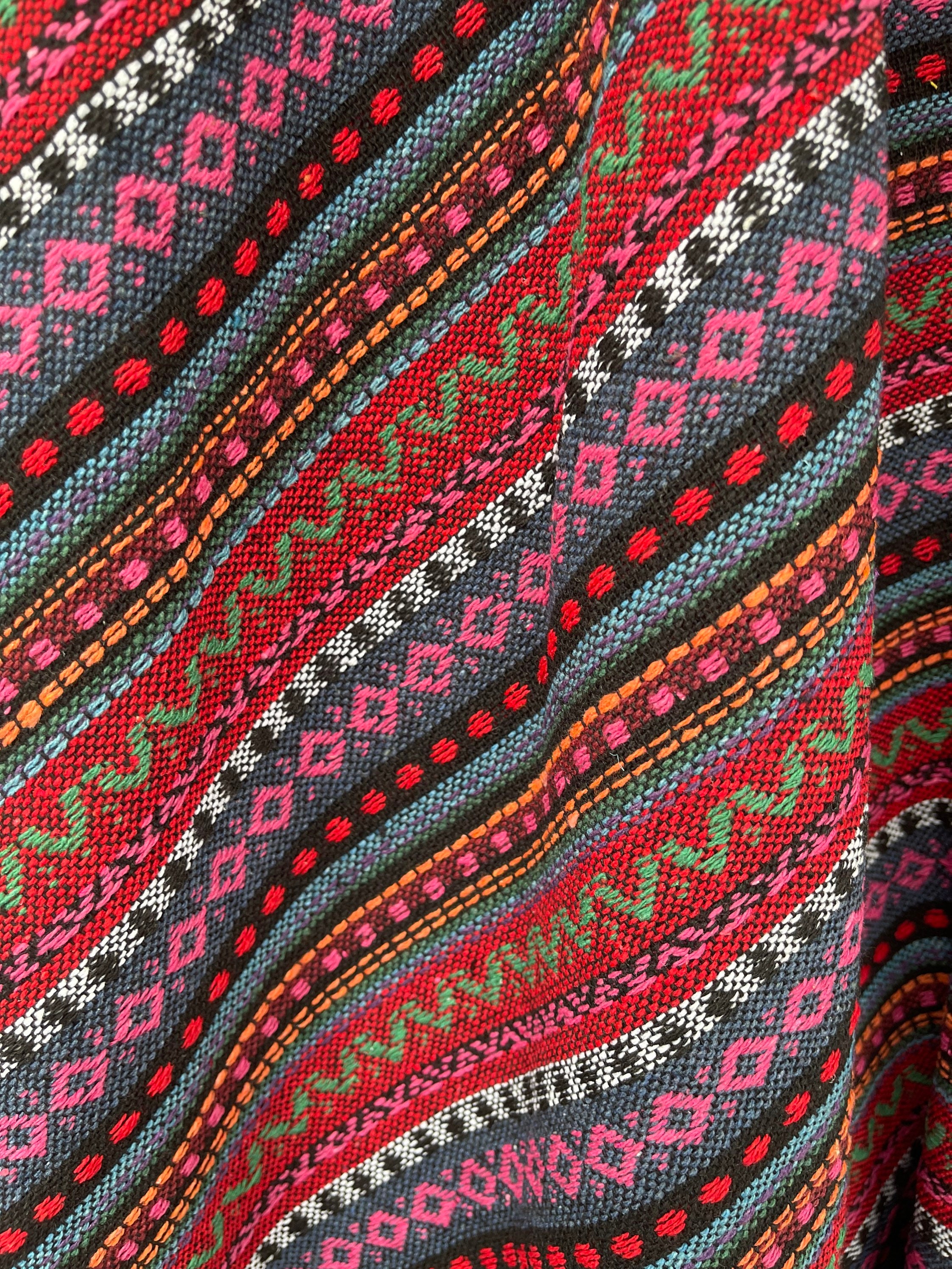 FB0027 Ethnic Fabriccotton Fabric Thai Woven Fabric Tribal Etsy UK