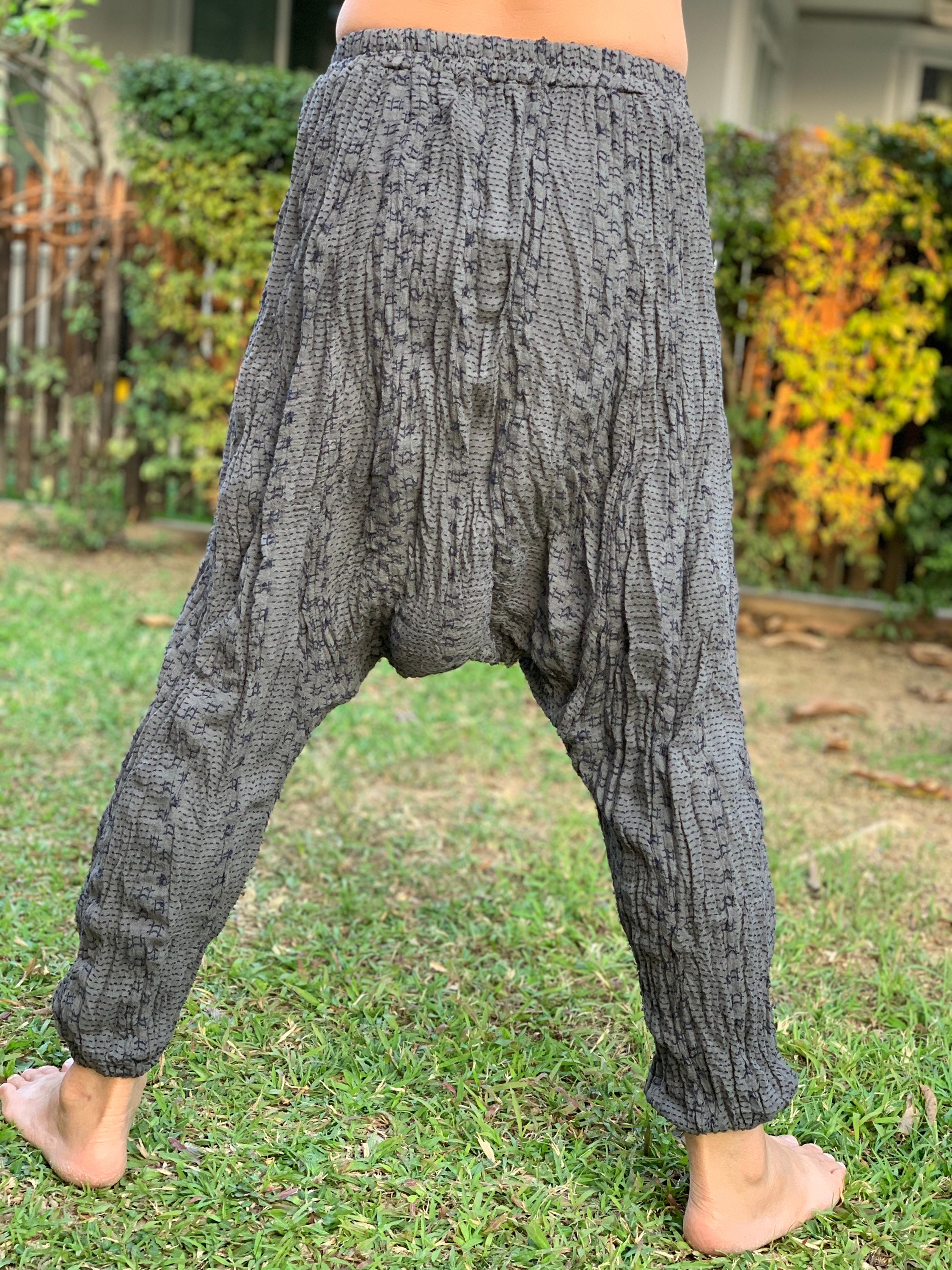 CG0330 Cotton gauze pants Harem Pants super soft baggy unisex Etsy 日本