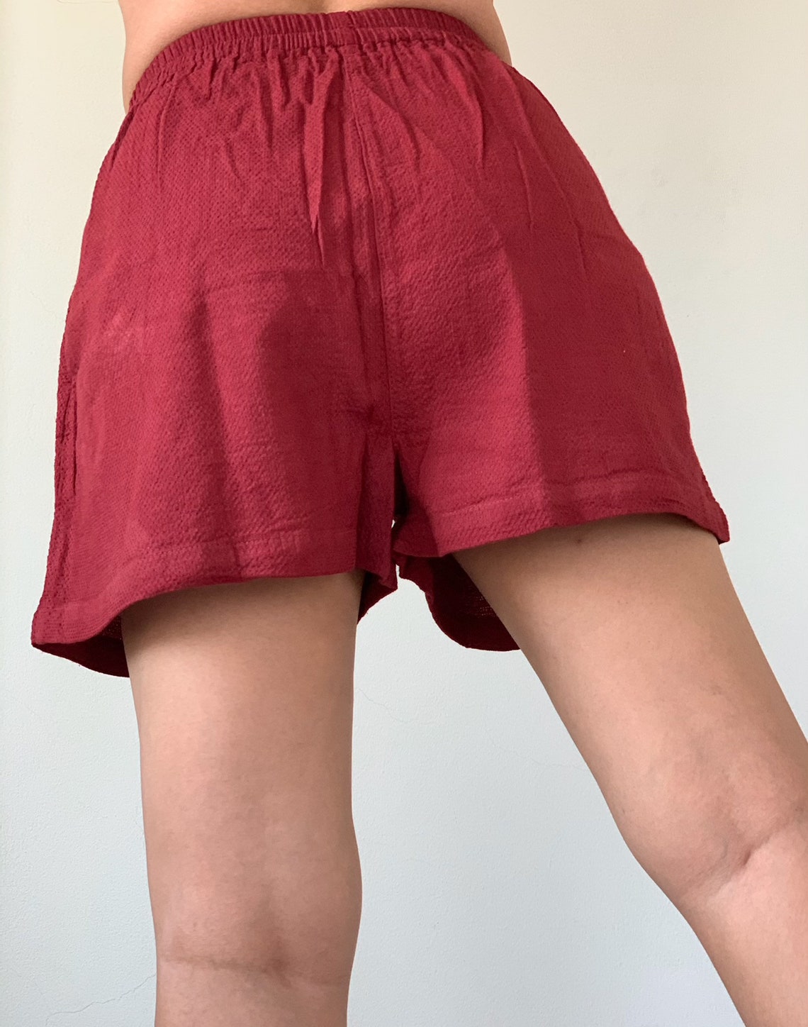 SP0212 Comfortable woven Cotton Short Pants Casual Pants Etsy