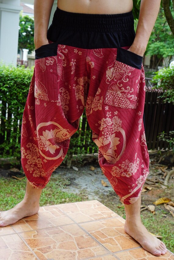 HC0702 New arrival Samurai pants Handmade pants men's | Etsy