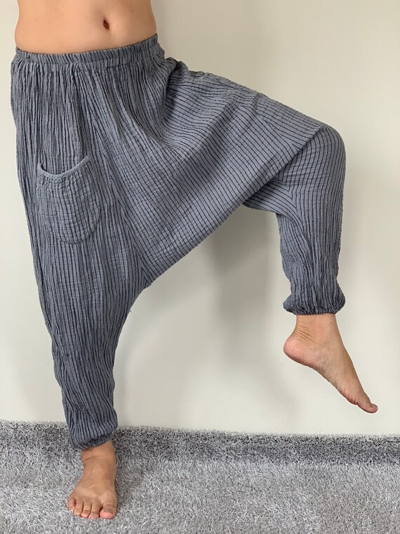 CG0048 Cotton Gauze Yoga Pants Super Soft. Elastic waist in Etsy