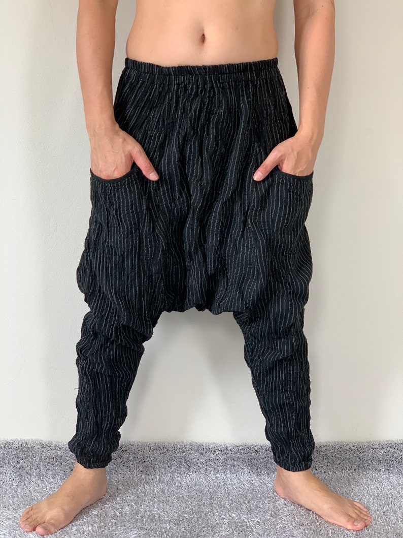 CG0041 Cotton gauze pants Harem Pants super soft rayon baggy Etsy