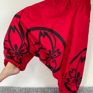 HB0009 Harem Pants Unisex Low Crotch Yoga Trousers, Low crotch yoga pants