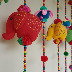 Elephant set C 100% Handmade Cute Doll Beads Curtain For Home Decoration (For Window)