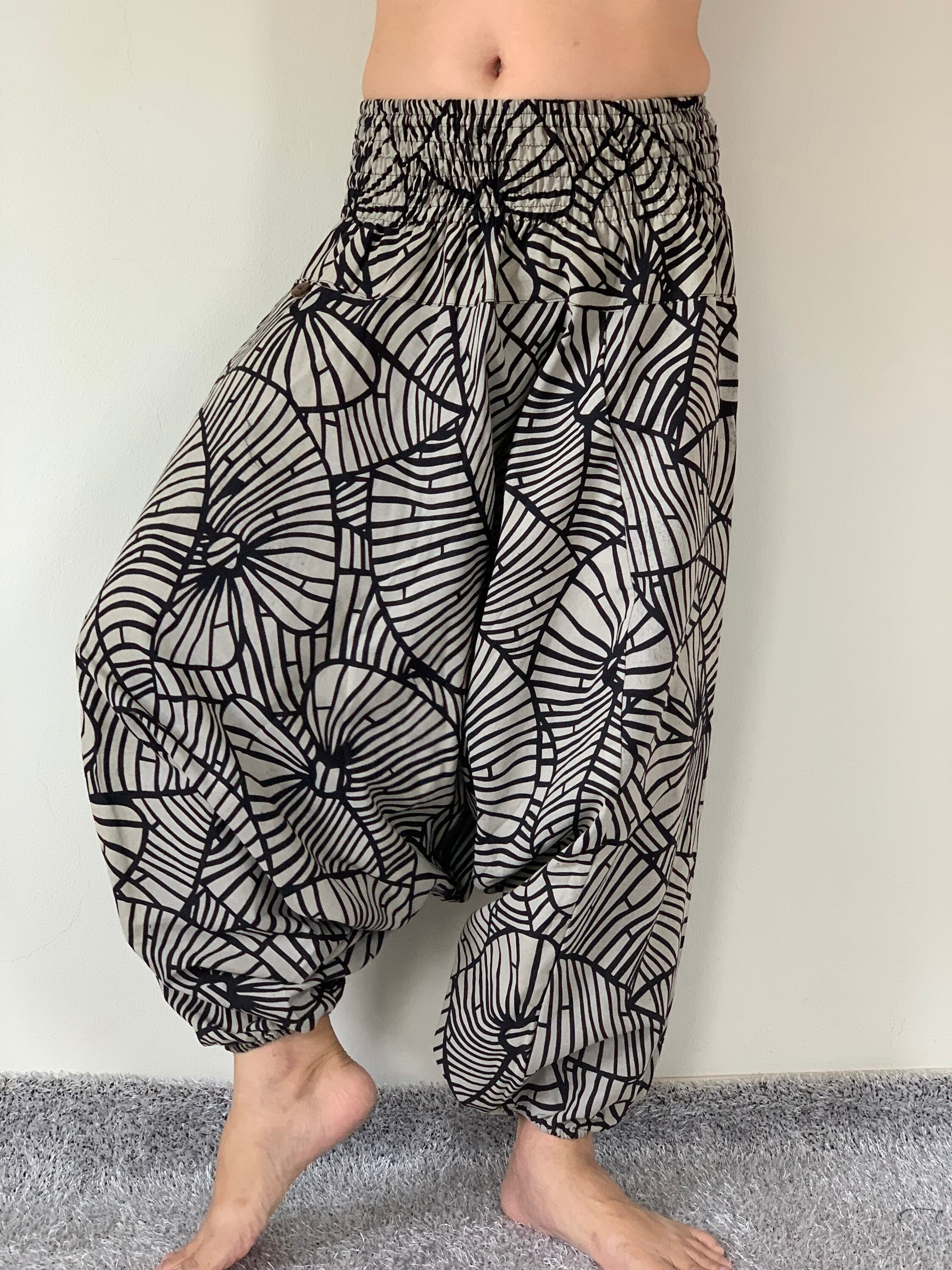 HR0097 Harem Pants Unisex Low Crotch 