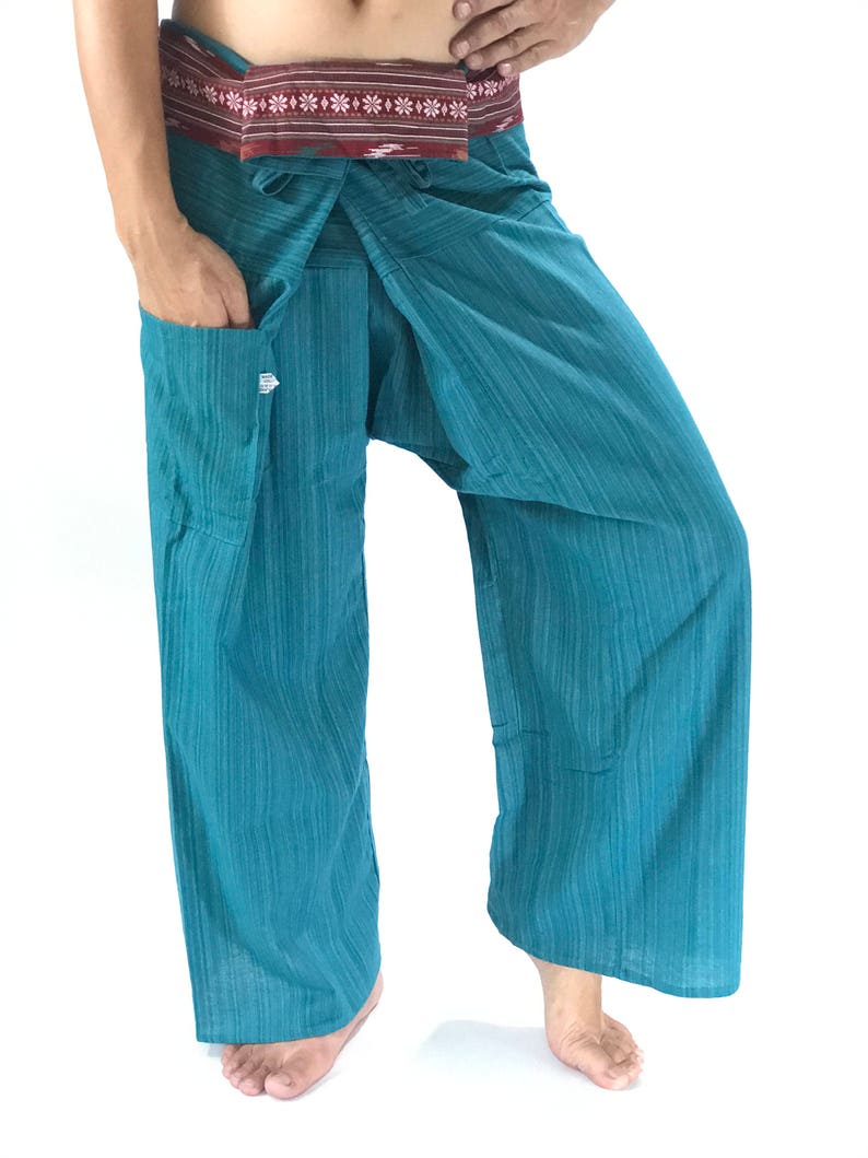 TCP0002 Thai Fisherman Pants With Thai Hand Woven Fabric on Etsy