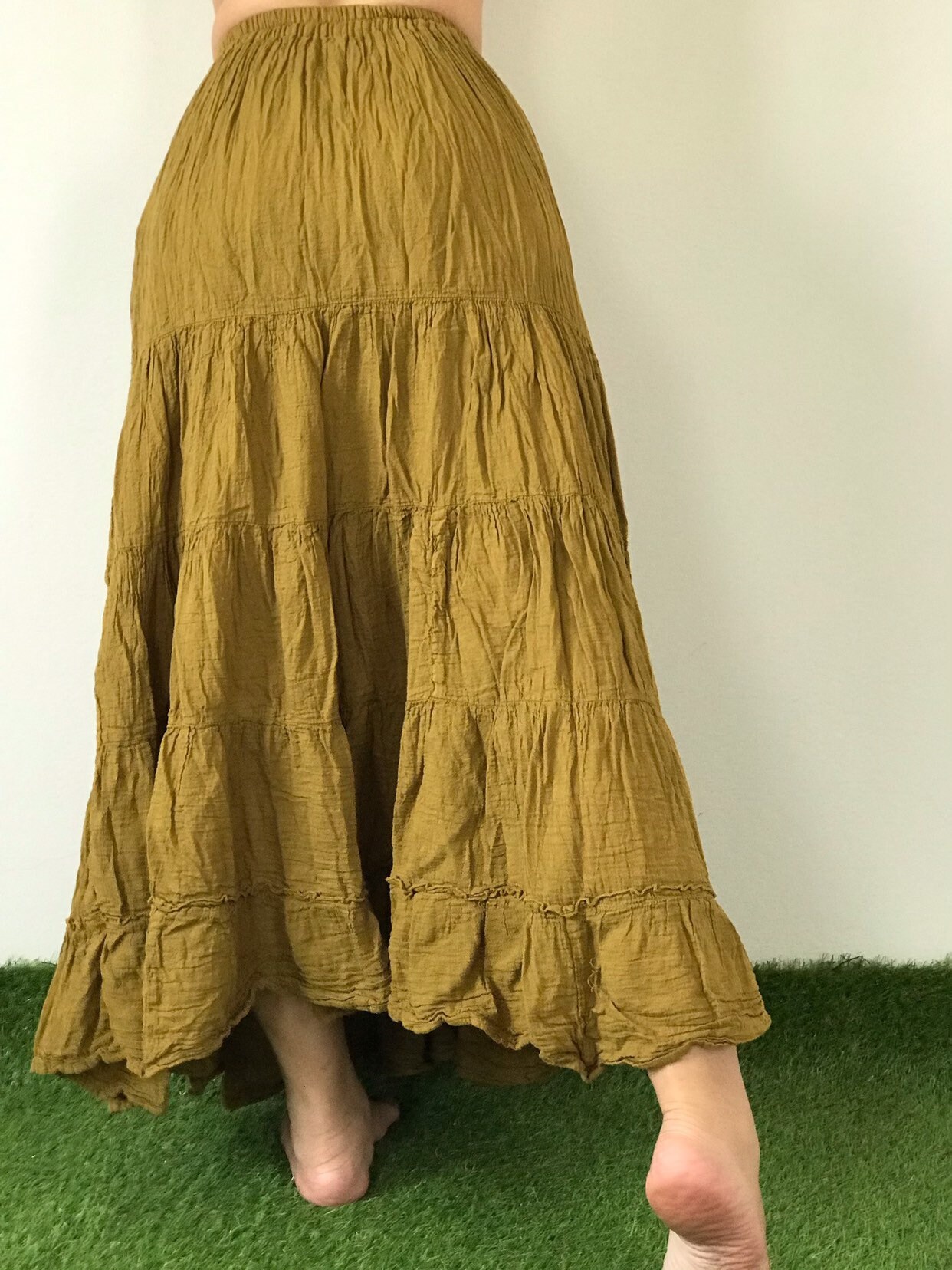 SK0700 Maxi Cotton Skirt for Beach Summer Bohemian Skirts Etsy Canada