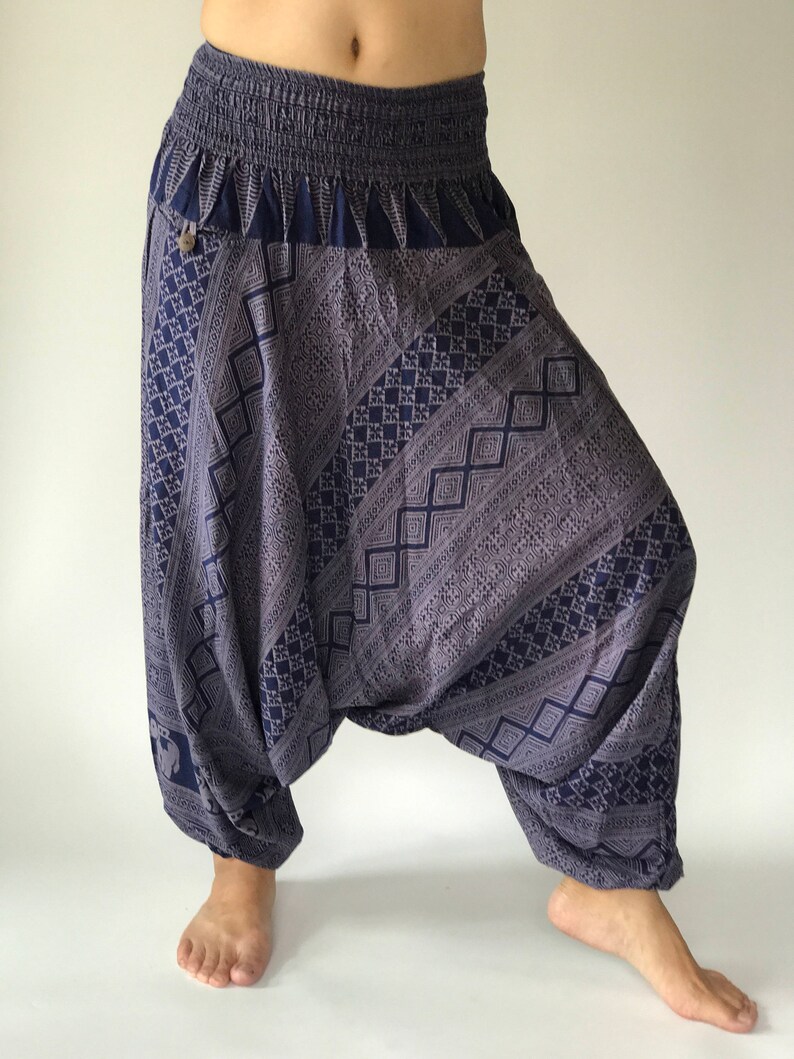 HR0063 Harem Pants Unisex Low Crotch Yoga Trousers