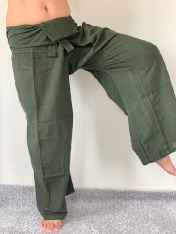 FG0008 Green Cotton Thai Fisherman 