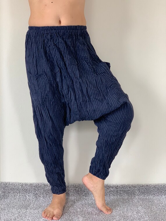 CG0062 Cotton gauze pants Harem Pants super soft rayon baggy Etsy