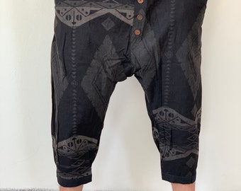 HK0008 Street Samurai Style Pants, Unique style ninja pants are comfortable, Samurai pants