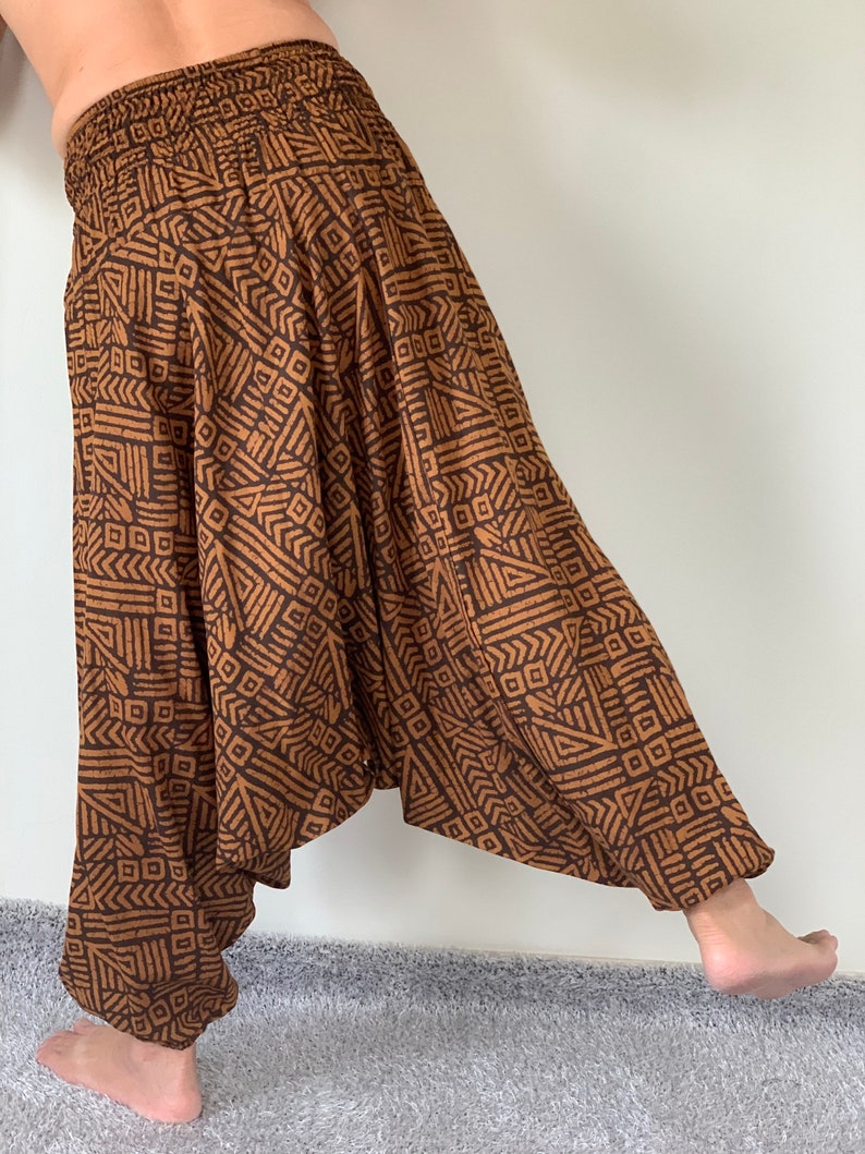 HR0096 Harem Pants Unisex Low Crotch Yoga Trousers