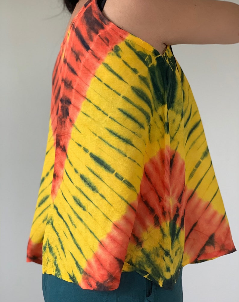 perfect for yoga super comfort TD0041 Women/'s Tie Dyed Top tie dye