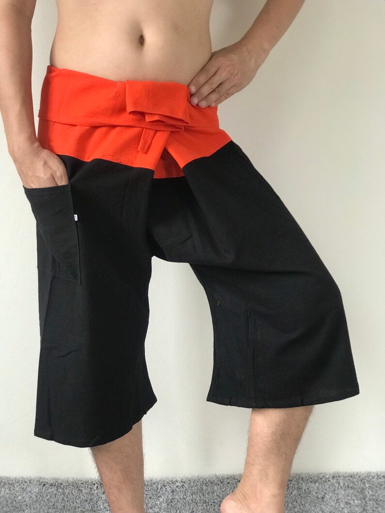 Cotton Unisex pants Thai Fisherman Pants Wrap pants F30046 Thai Fisherman Pants Wide Leg pants