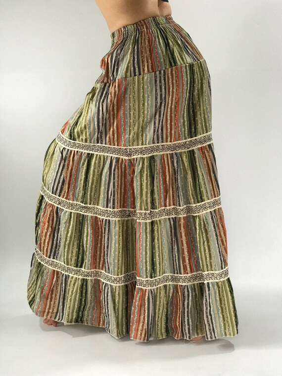 maxi skirt boho style