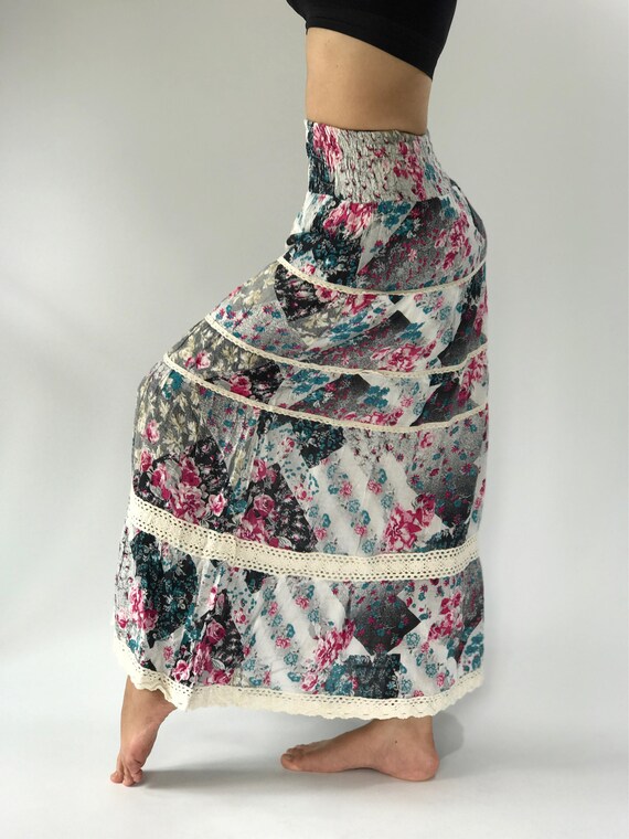 maxi skirt boho style