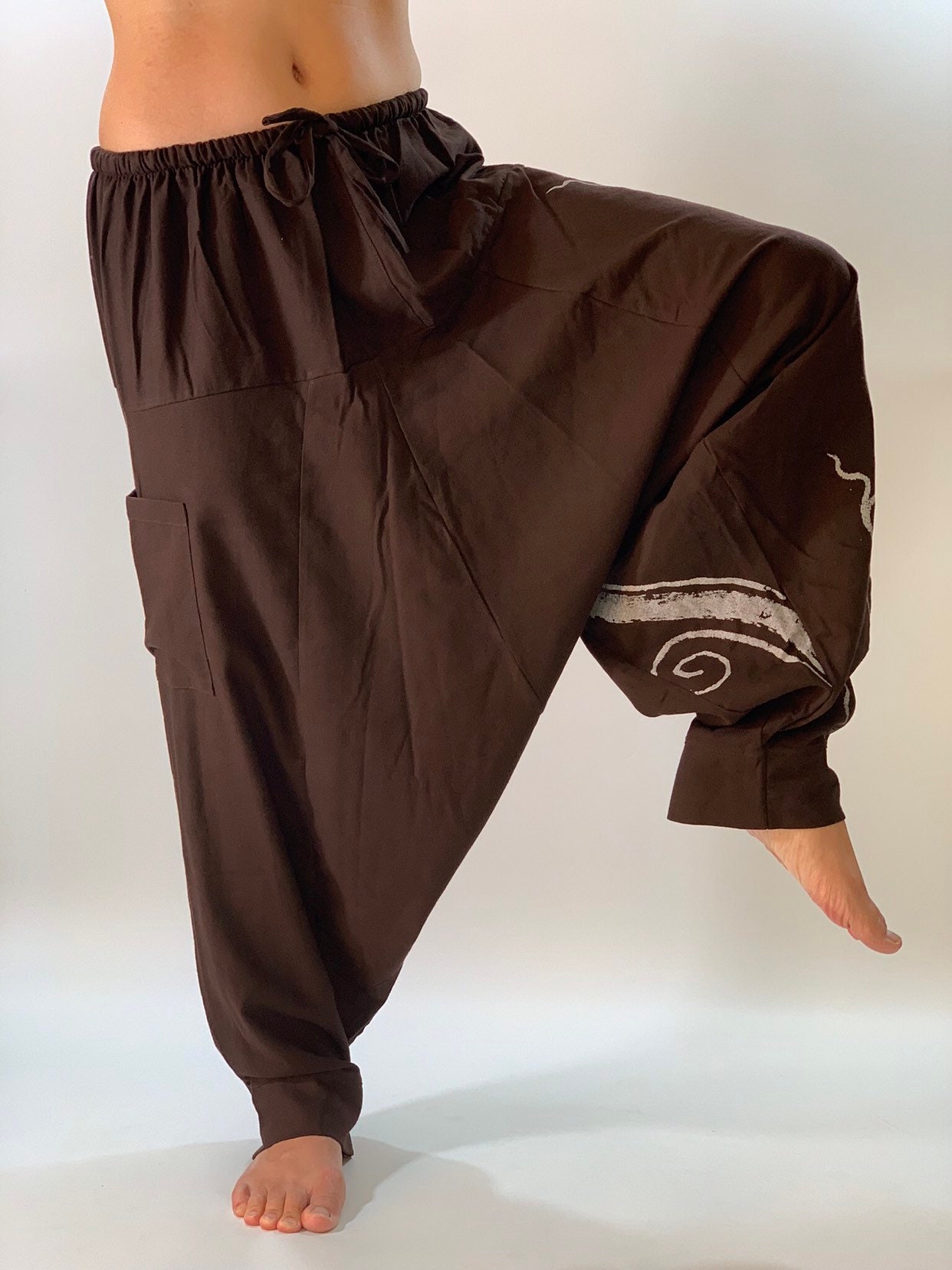 Pantalon Harem Primark Fille – Vert, Taille 11-12 Ans, Très Bon état