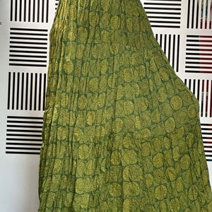 SY0006 Rayon Bohemian Skirt. Long skirt, boho style, Beach Skirt