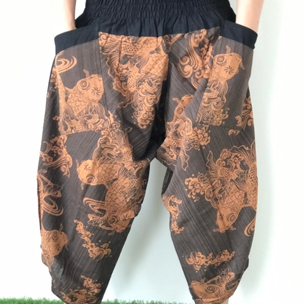 Japanese Style Baggy Pants Etsy