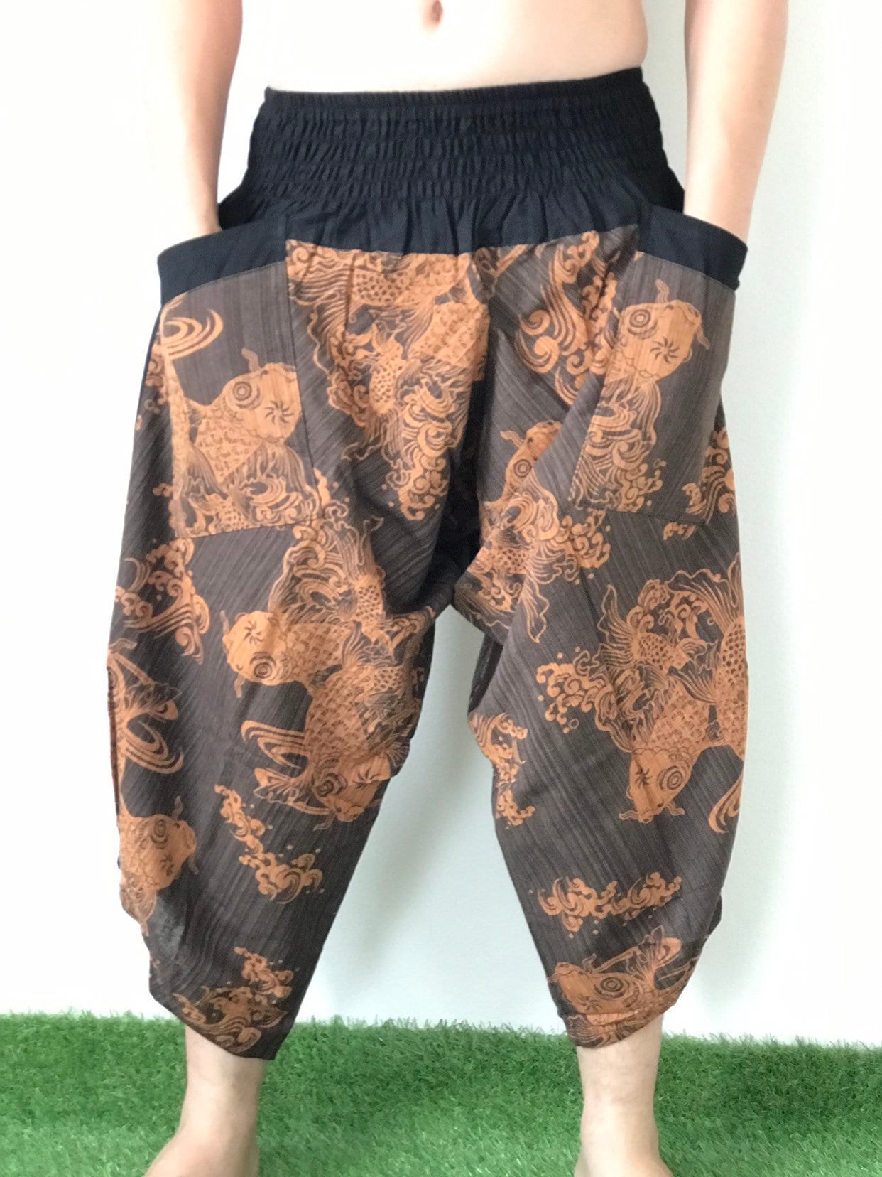 ikkuna ギャザードパンツ リネン100% ikkuna gathered pants（201010P） - poooL (online shop)