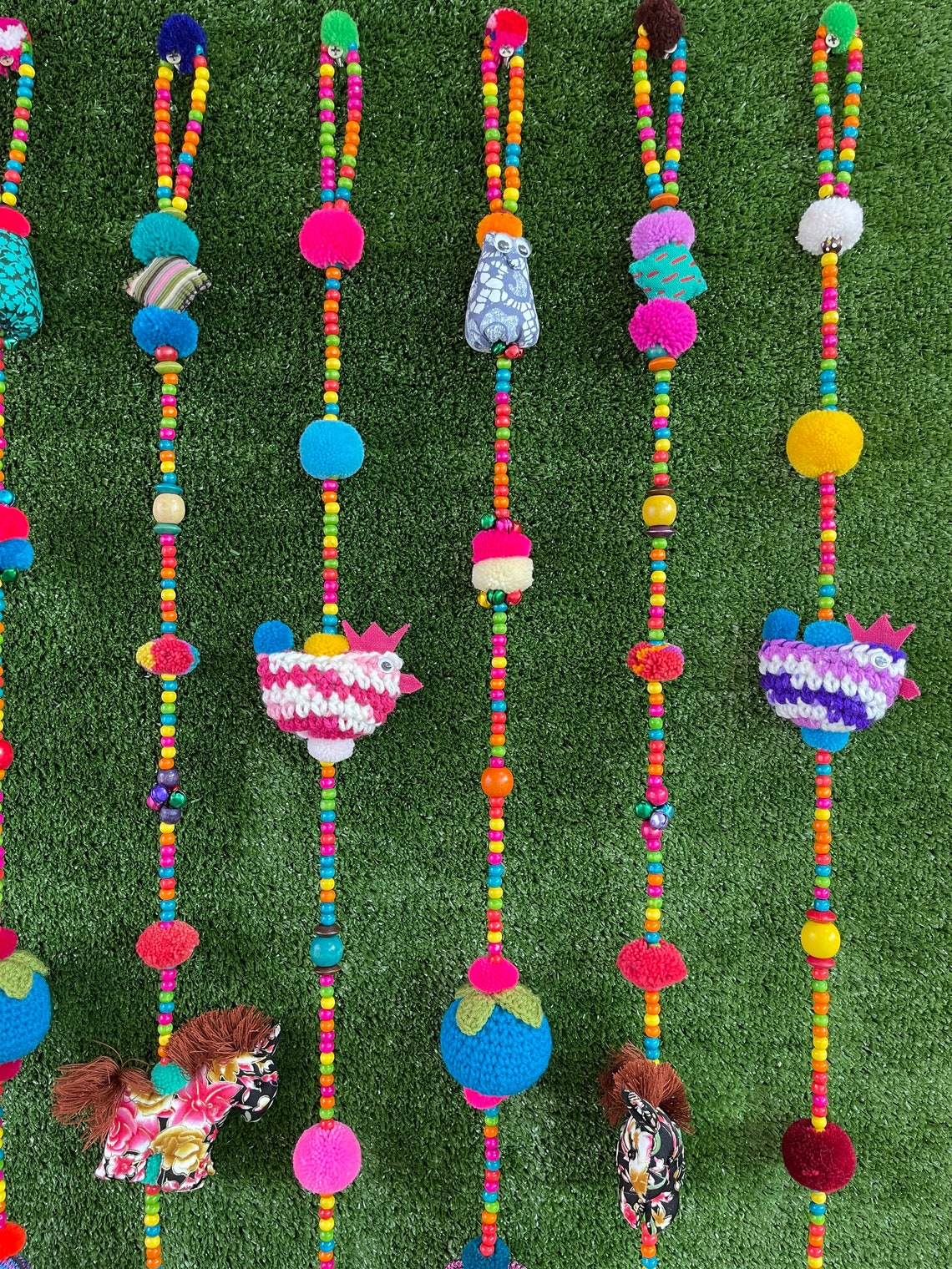 CD0018 Get 9line Door Bead Handmade Decorate by Cute Doll for Etsy