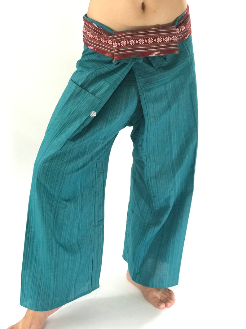 TCP0002 Thai Fisherman Pants With Thai Hand Woven Fabric on Etsy