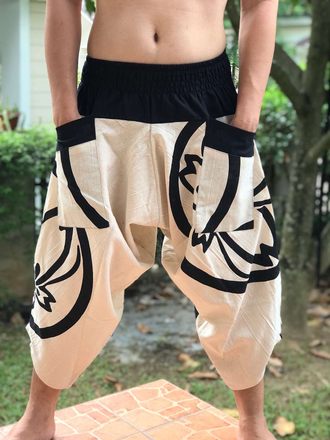 HC0141 New Arrival Samurai Pants, Handmade Pants, Men's Fashion, Unisex