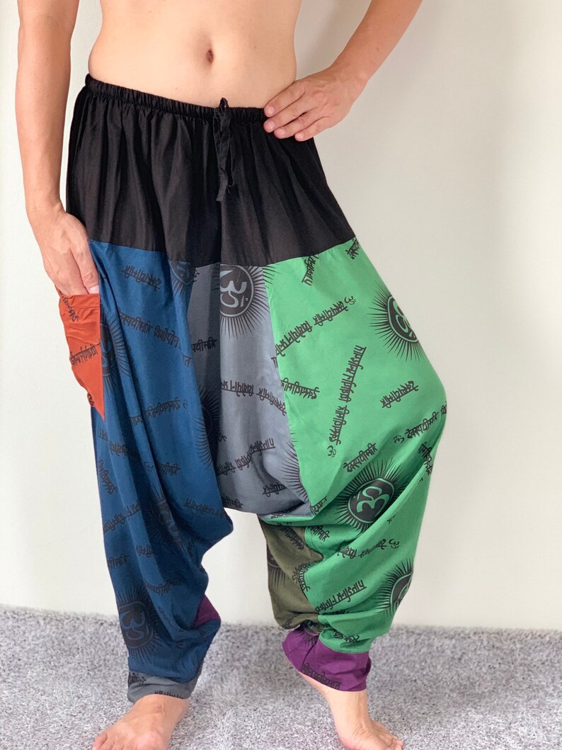 rayon harem pants