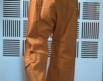 FP0028 Elastic waist Thai Fisherman Pants Wide Leg pants, Wrap pants, Unisex pants, Thai Fisherman Pants, Cotton