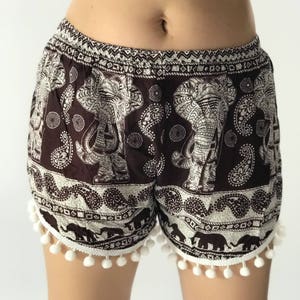 Elephant shorts comfy shorts thailand shorts beach shorts, Clothing, Shoes  & Accessories, Ban Dan