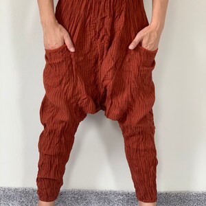 CG0064 Cotton gauze pants, Harem Pants super soft rayon baggy unisex harem pants have the &quot;flow&quot;, perfect of yoga