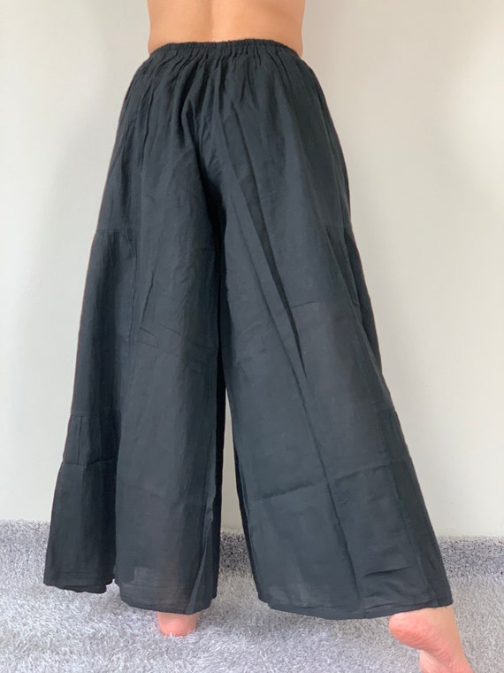 Cotton gaucho pants deals