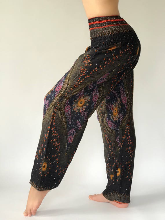 KD0229 Kids Harem Pants Unisex Low Crotch Yoga Trousers,