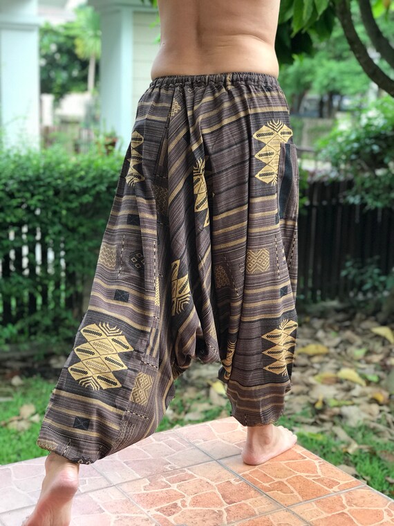 HR0063 Harem Pants Unisex Low Crotch Yoga Trousers
