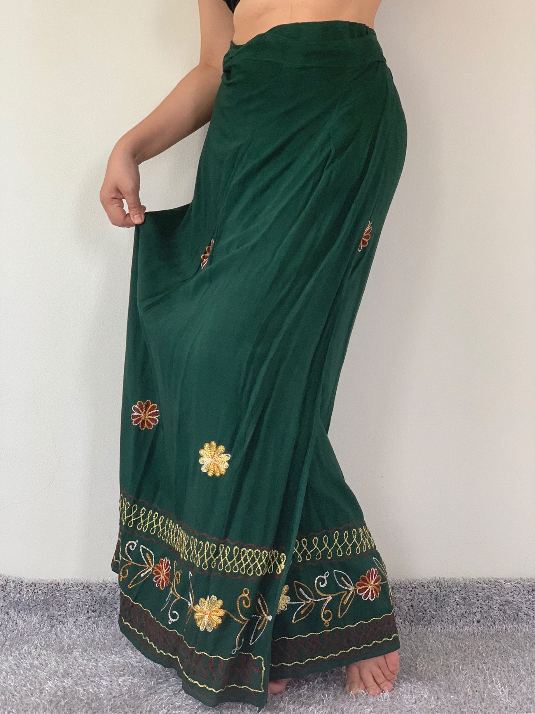 flared skirt indian