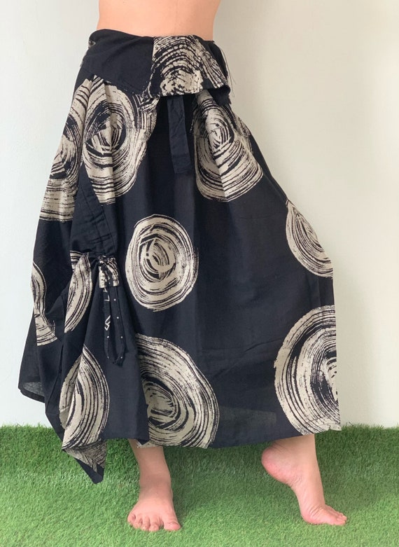 SK0239 Maxi katoenen rok voor strand zomer boho rokken lange