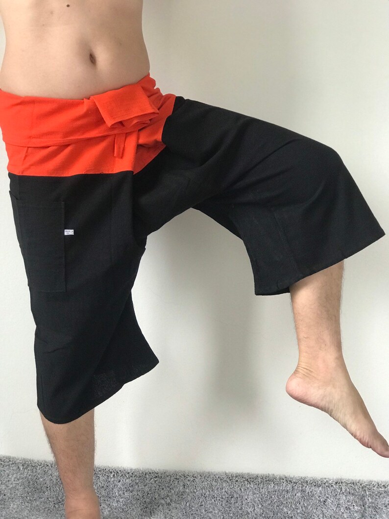 Cotton Unisex pants Thai Fisherman Pants Wrap pants F30046 Thai Fisherman Pants Wide Leg pants