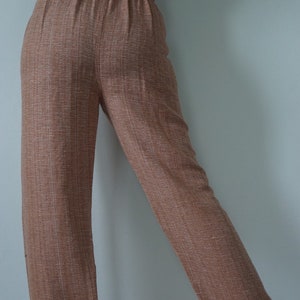 CH0798 Rope Hand woven Chiangmai pants and Elastic Waist pants - yoga pants harem pants hippie trousers