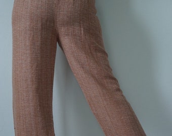 CH0798 Seil Handgewebte Hose aus Chiangmai und elastischer Taille - Yogahose Haremshose Hippiehose